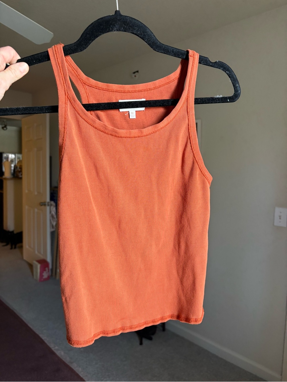 Roark Wind Worn tank - burnt sienna